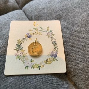 Alphabet Letter C Pendant
